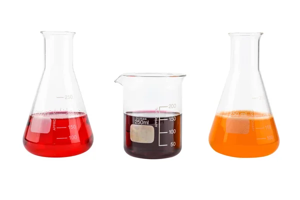 Chemical laboratory glassware — Stock Photo, Image