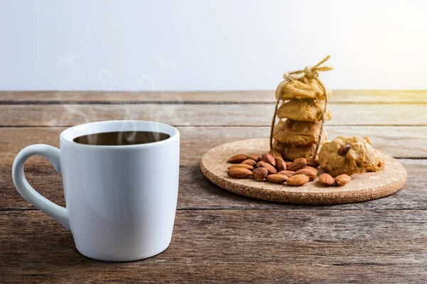 Galletas de almendras caseras saludables — Foto de Stock