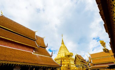 Wat Phra bu DOI Suthep 1385 kurulan tapınak büyük bir l.