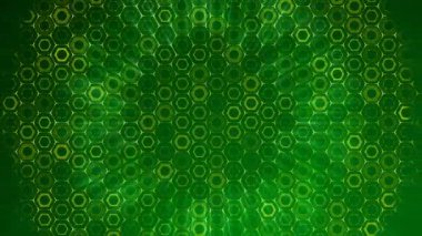 Koyu yeşil altıgen desen. Modern render animasyon arka plan dalga mozaik altıgen yanarak bahislerin doğru animasyon ile düz. Teknolojik, teknolojik altyapı