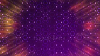 Koyu mor altıgen desen. Modern render animasyon arka plan dalga mozaik altıgen yanarak bahislerin doğru animasyon ile düz. Teknolojik, teknolojik altyapı