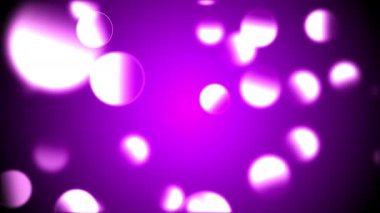 Arka plan narin pembe daire bokeh ışıkların animasyon yavaş hareket ile. 4k