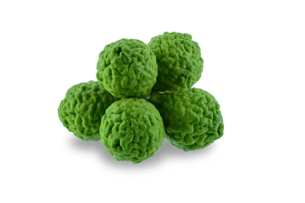 Fresh bergamot fruit isolated on white background — Stock Photo, Image