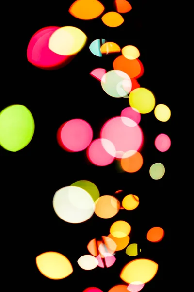 Абстрактний барвистий розфокусований круглий люк свято боке — стокове фото