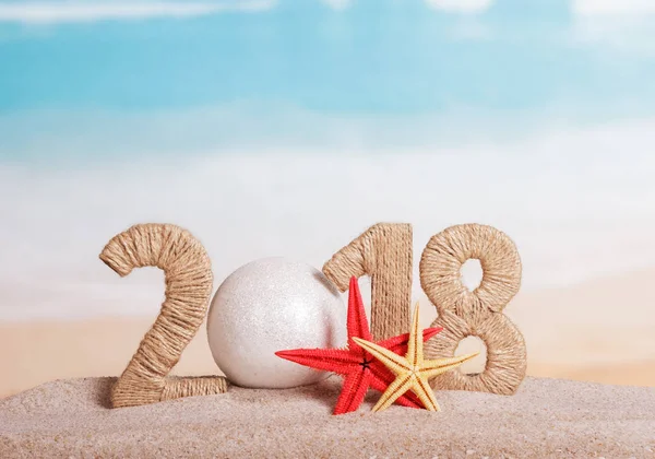 Nieuwjaarsinschrijving 2018 — Stockfoto