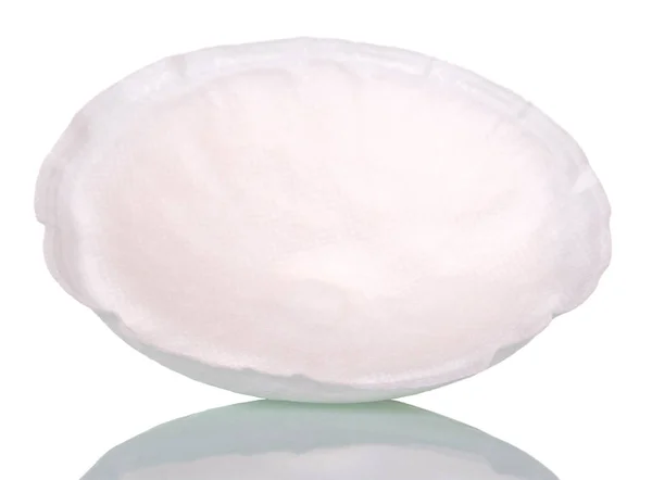 Поглинаюча прокладка молочної залози ізольована на білому . — стокове фото