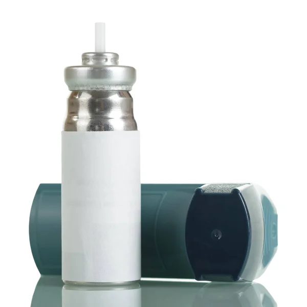 Inhalator kieszonkowy izolowany na biało — Zdjęcie stockowe