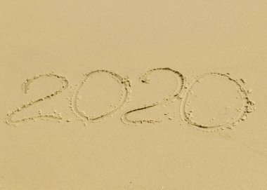 The inscription on the sand 2020