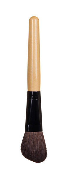 Мягкая косметическая щетка для нанесения варпа, изолированная на белом
