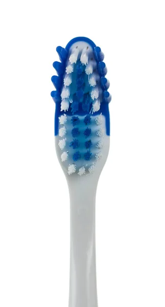 Elektrikli Diş Fırçası Beyaz Arka Planda Izole Edilmiş Yakın Çekim — Stok fotoğraf