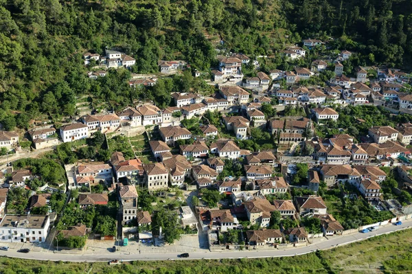 Berat Albanien Juli 2019 Ovanifrån Gamla Stadshus Berat Utsedd Till — Stockfoto