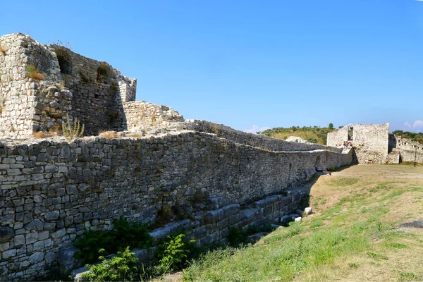 Ciudad Berat Con Preciosas Calles Estrechas Castillo Famosa Ciudad Albanesa — Foto de Stock