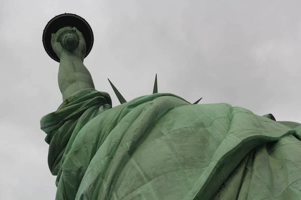 Detailní záběr sochy svobody v New Yorku — Stock fotografie