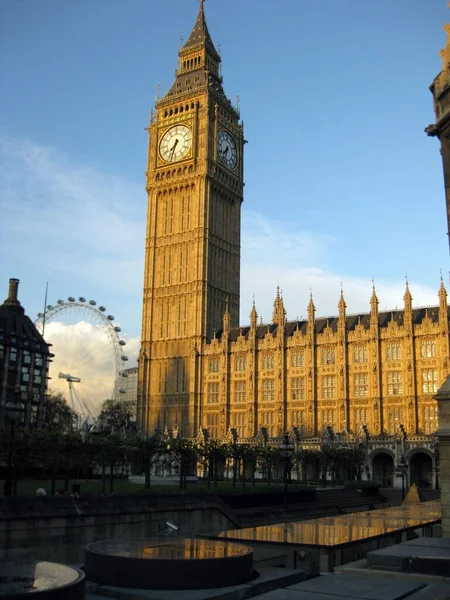 Plan Vertical Incroyable Big Ben Londres — Photo