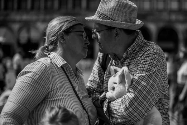 Benátky Itálie Červenec 2019 Pouliční Obchod Věci Lidé Zvířata Život — Stock fotografie