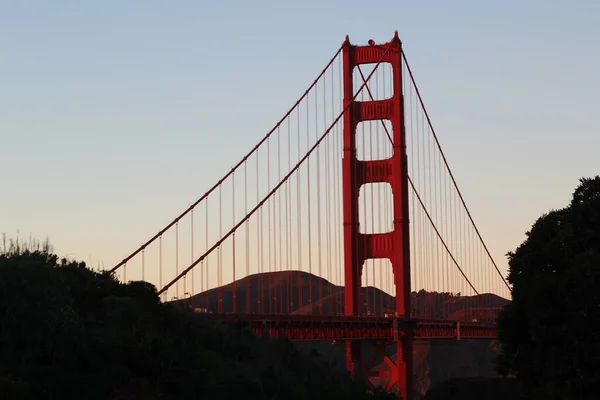 Hermosa toma del puente Golden Gate — Foto de Stock