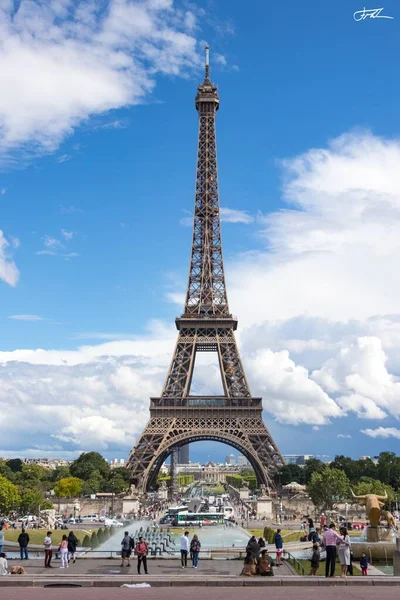 Παρίσι Γαλλία Σεπ 2019 Πύργος Eifell Στο Παρίσι Γαλλία — Φωτογραφία Αρχείου
