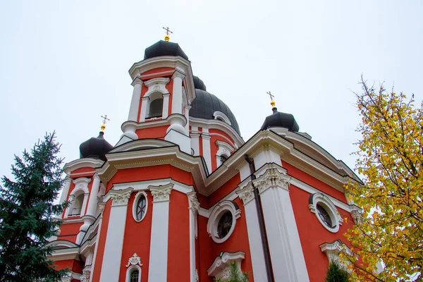 Schöne Tiefenaufnahme des berühmten Curchi-Klosters in Moldawien — Stockfoto