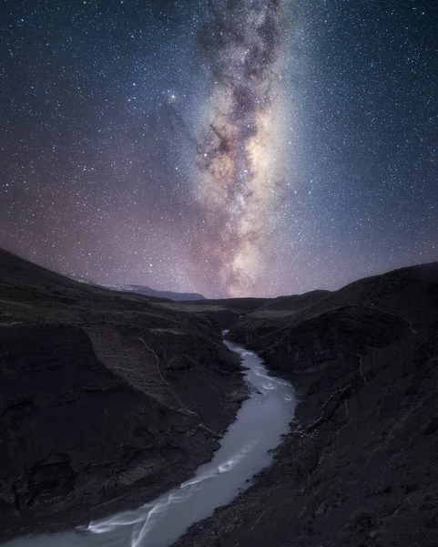 Mléčná dráha Patagonie — Stock fotografie