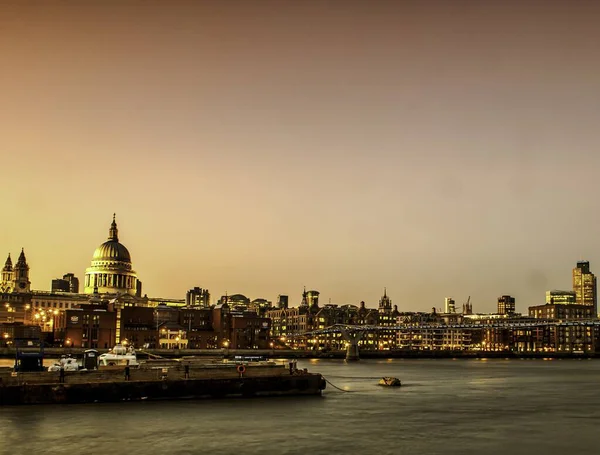 Снято Лондоне Возле Темзы — стоковое фото