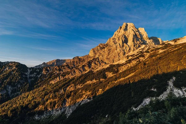 奥地利Totes Gebirge著名的Spitzmauer山顶美景 — 图库照片