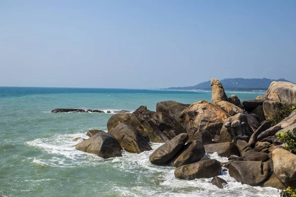 Hin Ta rocks at Ko Samui, Thailand near the beautiful sea — Stock Photo, Image