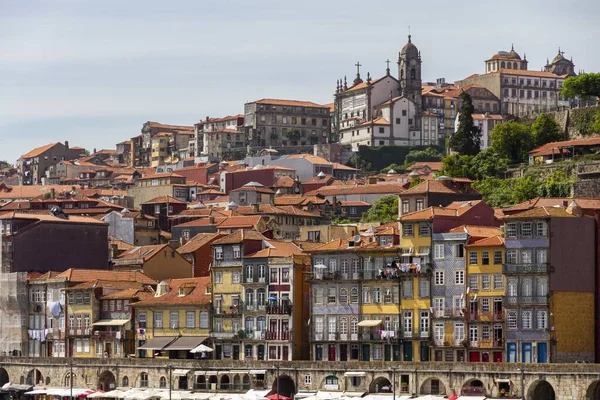 Güzel Porto Eski Kasabası Öğlen Civarı — Stok fotoğraf