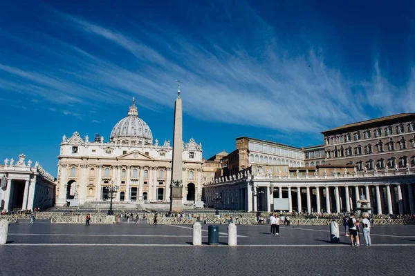 Vatikánváros Vatikánváros 2018 Június Gyönyörű Kép Híres Vatikánvárosi Szent Péter — Stock Fotó