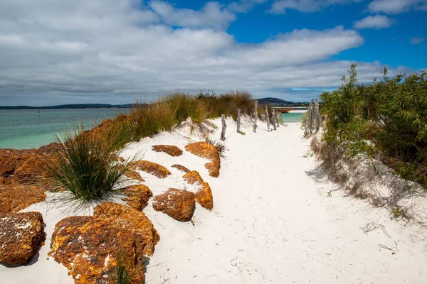 Beautiful Shot Beach Pathway Emu Bay Albany Western Australia — стокове фото