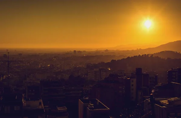 Een Adembenemende Opname Van Een Prachtige Zonsopgang Creëren Van Mooiste — Stockfoto