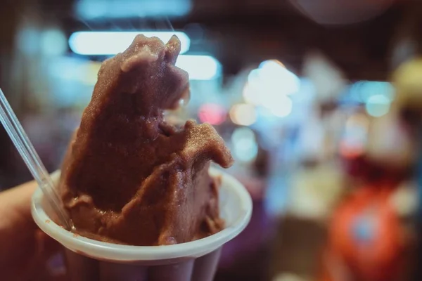 Primer plano de gelato taiwanés con un fondo borroso —  Fotos de Stock