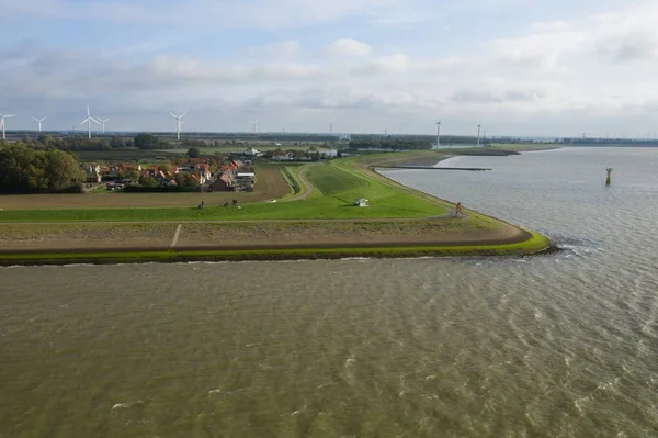 Hollanda Ele Geçirilen Westerschelde Nin Güzel Bir Manzarası — Stok fotoğraf