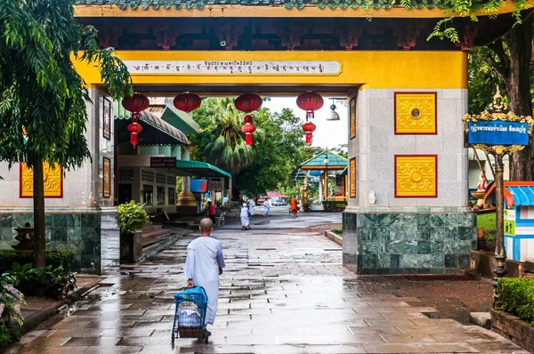 Une Belle Vue Des Rues Capturées Dans Temple Grotte Tigre — Photo