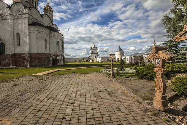 Beautiful View Luzhetsky Monastery Ferapont Captured Mozhaisk Russia — Stock Photo, Image