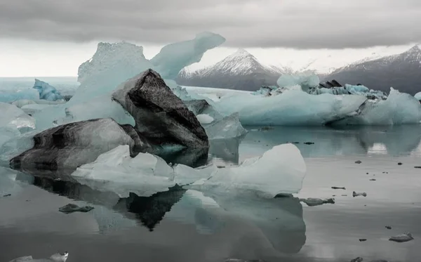 Närbild Glaciäris Islands Berg — Stockfoto