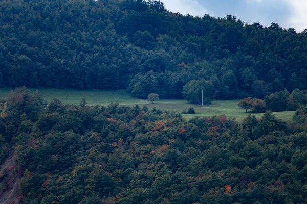 克罗地亚伊斯特拉美丽风景的高角镜头 — 图库照片
