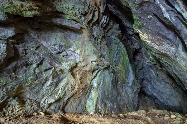 Mossige Natuurlijke Rotsformaties Gemeente Skrad Kroatië — Stockfoto