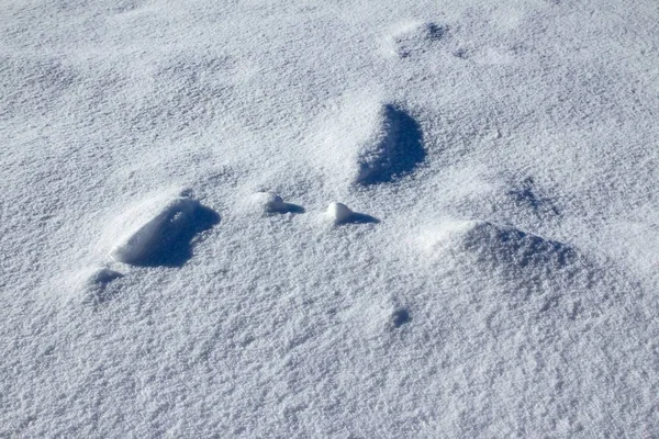 Tiro Ângulo Alto Belas Texturas Neve Brilhantes Conceito Pureza — Fotografia de Stock