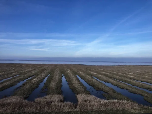 Beautiful Landscape Valley Sky Sylt Germany — Stock Photo, Image