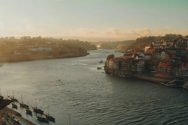 Duero Uno Los Principales Ríos Península Ibérica Oporto Portugal — Foto de Stock