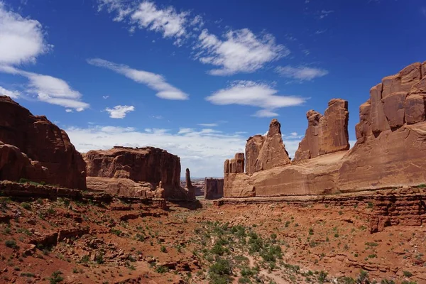 Famous Courthouse Towers Utah Spojené Státy — Stock fotografie