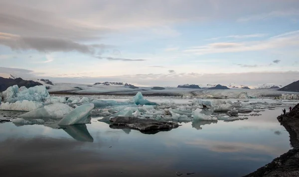 Lagoa glaciar — Fotografia de Stock