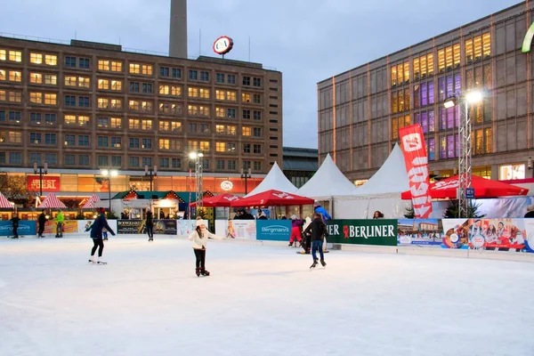 Mercado de Natal alexanderplatz — Fotografia de Stock