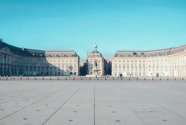 Edifício Histórico Centro Bordéus França Dia Ensolarado — Fotografia de Stock