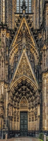 Portas Centrais Catedral Colónia — Fotografia de Stock