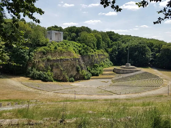 Beautiful Ancient Open Air Theater Forest Warsaw Poland — Stock Photo, Image