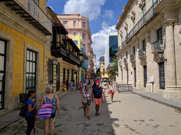 Havana Cuba straatbeeld — Stockfoto