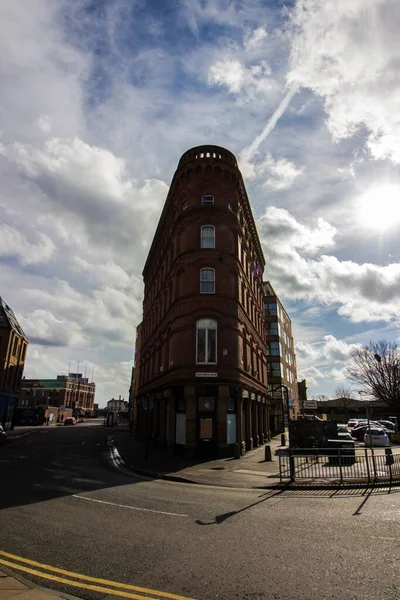 Leeds Reino Unido Mar 2017 Edificio Leeds Bridge House Ubicado — Foto de Stock