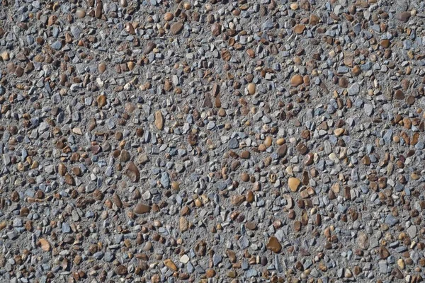 Eine Nahaufnahme Des Bodens Aus Kleinen Steinen Perfekt Für Die — Stockfoto