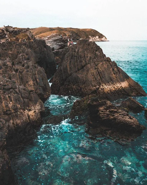 リオデジャネイロの海岸に形成された岩の風景 — ストック写真